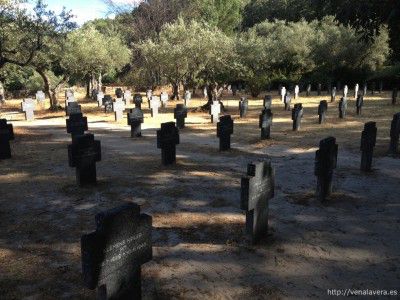 Lapidas en el Cementerio Aleman de Cuacos de Yuste